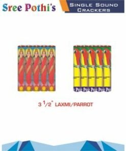 4" Deluxe laxmi / Parrot crackers B (5 pcs)
