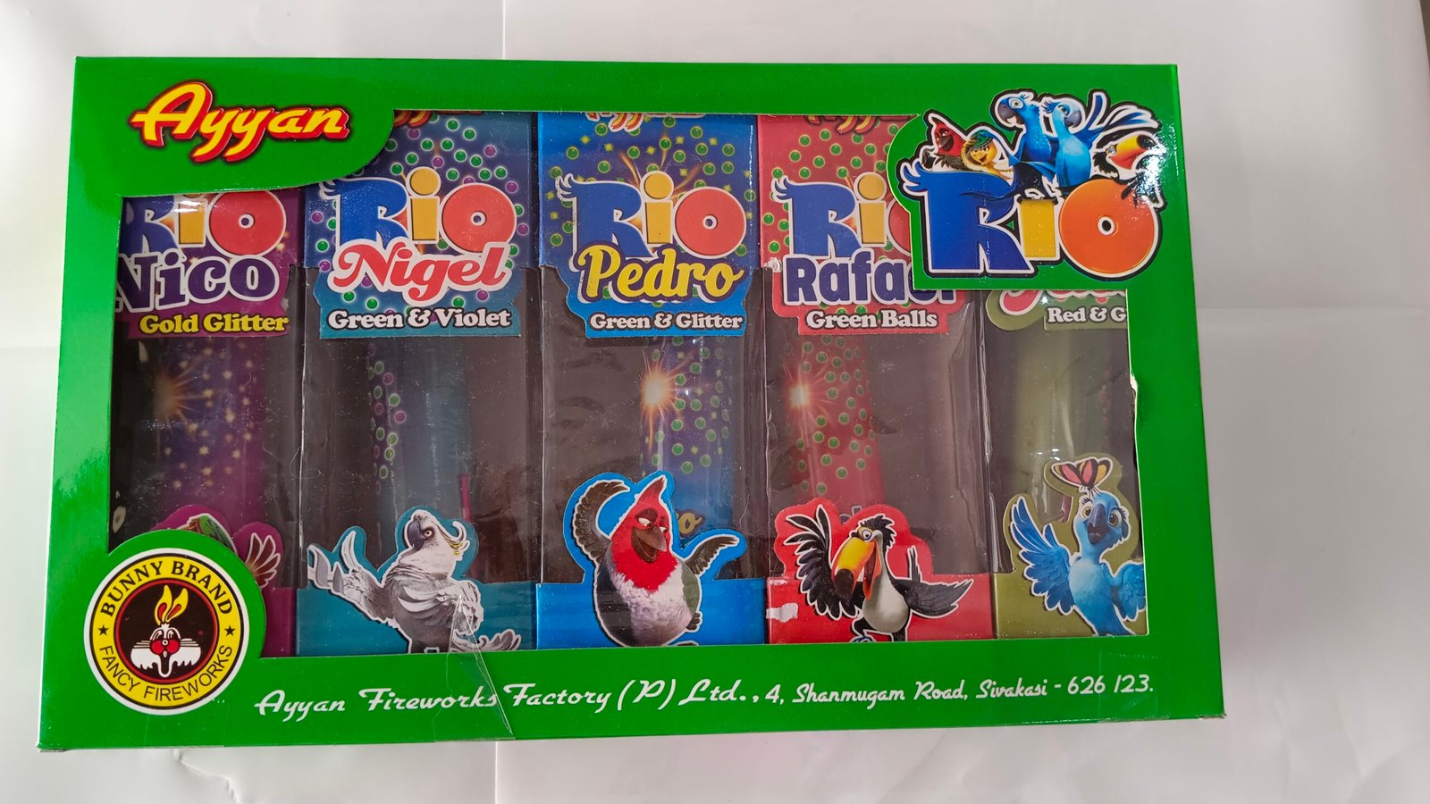 Rio 1.25 Inch 5 In 1 Pack