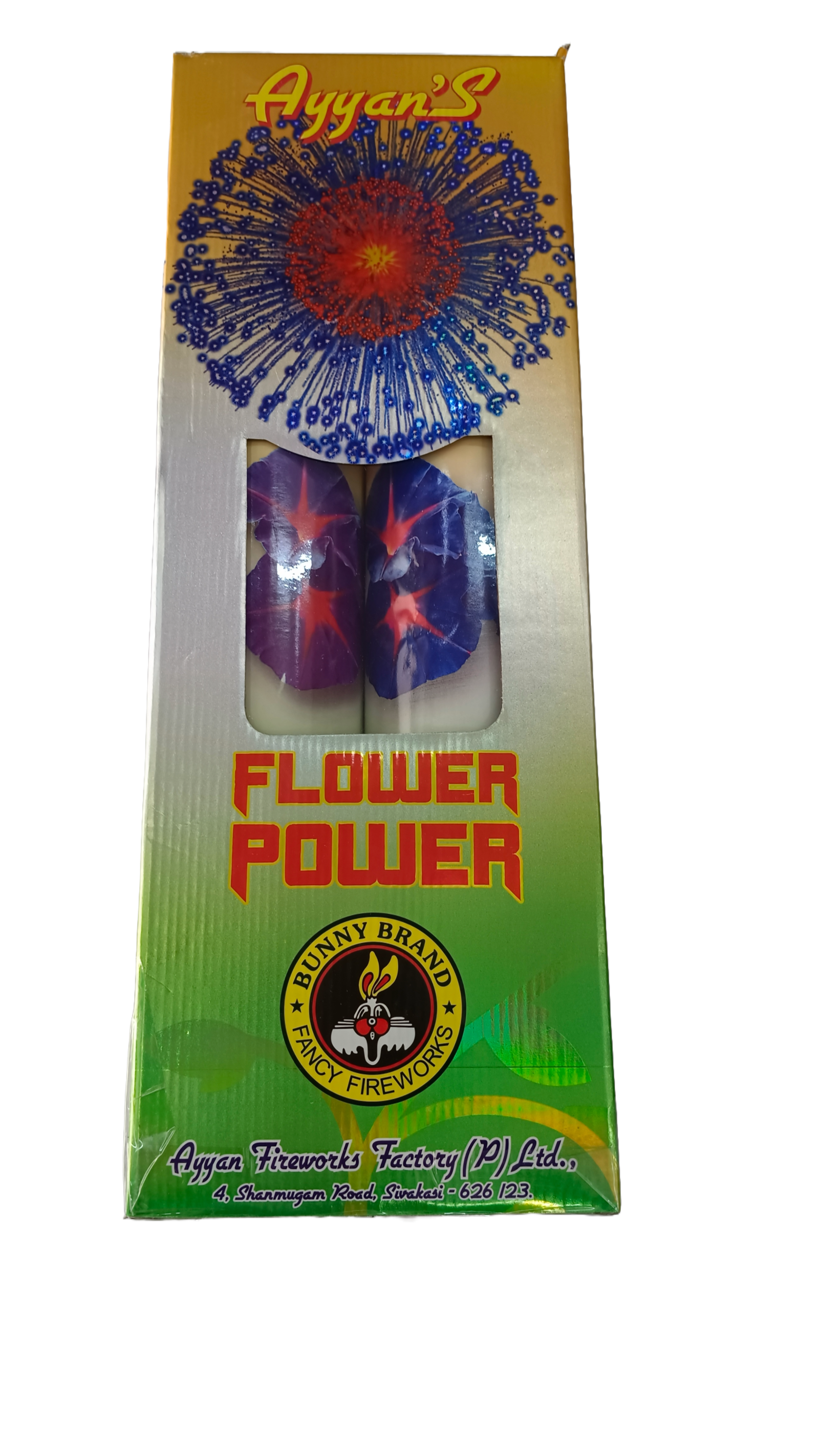 Flower Power 3 Inch 2 Piece